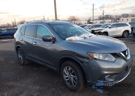 2015 Nissan Rogue Sl из США, поврежденный, VIN 5N1AT2MV9FC878543